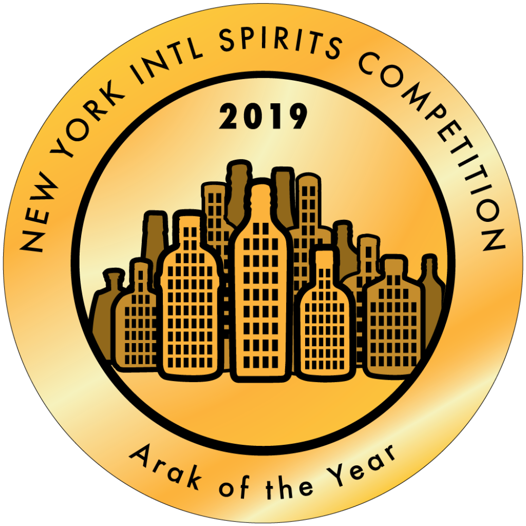 New York International Spirits Competition awards Arak Muaddi Arak of the Year in 2019